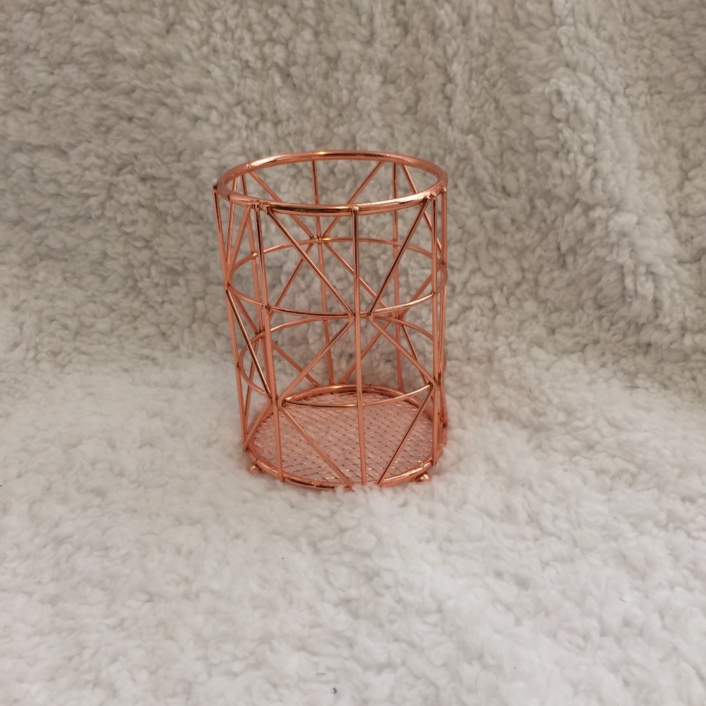 Rose Gold Pen Holder